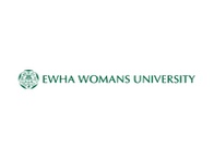 Logo of Ewha Womans University featuring text and an emblem.