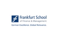 Logo of the Frankfurt School of Finance & Management, featuring a stylized 'F' next to the name of the institution and the tagline 'German Excellence. Global Relevance.'