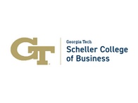 Logo of Georgia Tech Scheller College of Business featuring an intertwined GT.