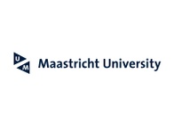 Logo of Maastricht University featuring stylized letters 'UM' inside a rectangle with the full university name underneath.