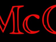 This image features the logo of McGill University in red against a black background.