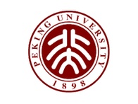 Logo of Peking University featuring a stylized gate design within a circular border, and the year 1898.