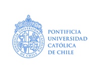 Logo of the Pontifical Catholic University of Chile featuring intricate heraldic design