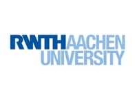 Logo of RWTH Aachen University featuring stylized text.