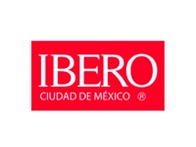 Logo of Ibero Ciudad de Mexico, featuring red background with white text and a registered trademark symbol.