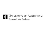 Logo of the University of Amsterdam's Economics and Business faculty.