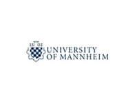 Logo of the University of Mannheim with a checkerboard pattern and a crown on top.