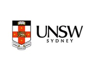 Logo of the University of New South Wales (UNSW) Sydney showing a shield with a lion and a book, and the text 'UNSW Sydney'.