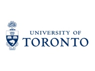 The logo of the University of Toronto featuring a stylized coat of arms.