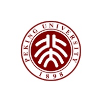 Logo of Peking University featuring a stylized gate design within a circular border, and the year 1898.