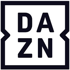 A minimalist logo featuring the letters DAZN in a bold font.