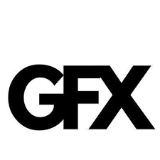 Black and white logo with the letters 'GFX'.