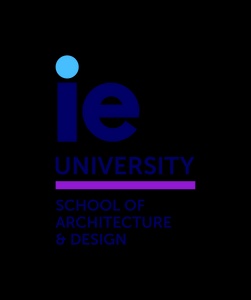 A logo representing IE University School of Architecture and Design.