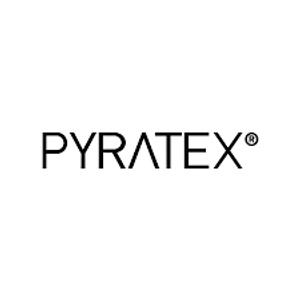 Logo of PYRATEX featuring the brand name in black capital letters.