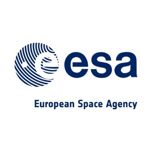 Logo of the European Space Agency.