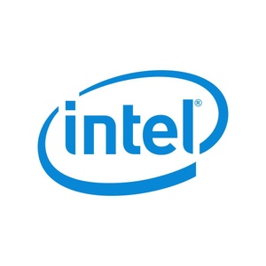 This is the logo of Intel Corporation.