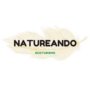 A logo featuring the word 'NATUREANDO' and the subtitle 'ecoturismo' with a leaf design.