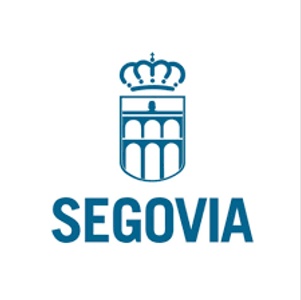 This image features the logo of Segovia, including a crown and a stylized representation of an architectural feature.