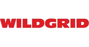 The image shows the text 'WILDGRID' in bold red letters on a white background.