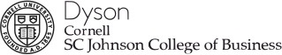 Logo of the Dyson School at Cornell University's SC Johnson College of Business.