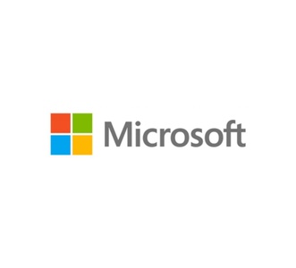 The logo of Microsoft displaying four colored squares next to the company name.