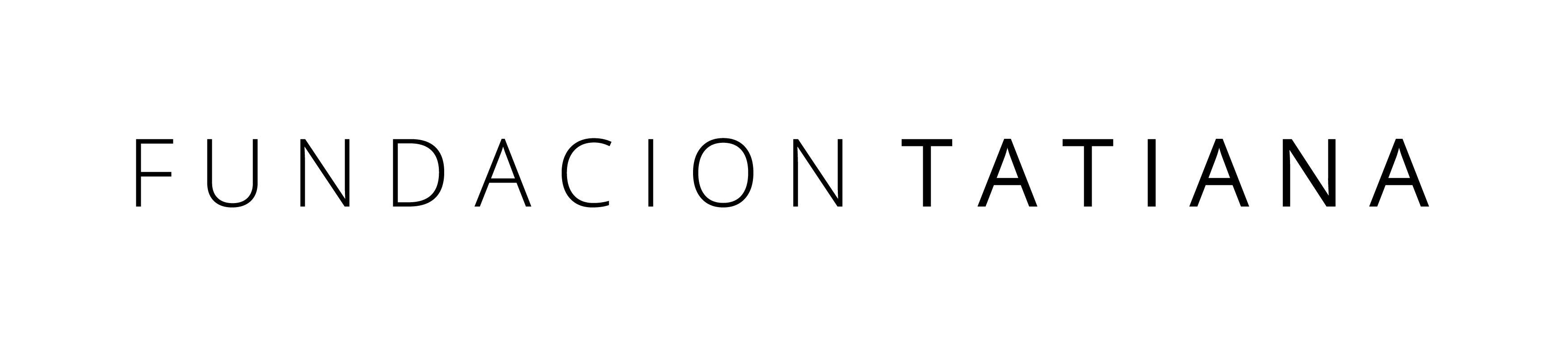 A logo of Fundación Tatiana featuring the name prominently.