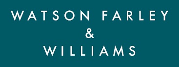 Logo of Watson Farley & Williams on a teal background.