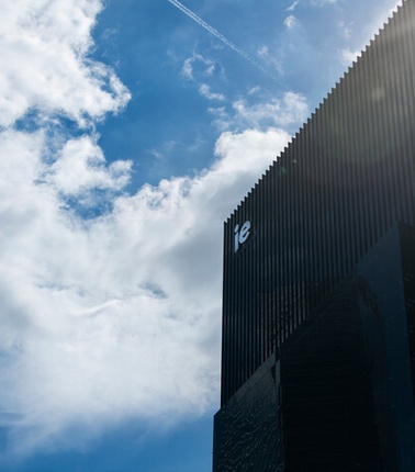 Ie tower with the blue sky