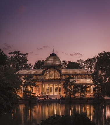 Image from the Palacio de Crital at the Retiro Park