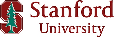 The logo of Stanford University featuring a stylized tree on a red and white emblem.