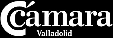 This image features the logo of the Cámara de Comercio de Valladolid.