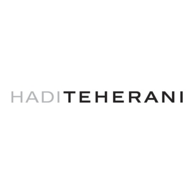 A simple logo featuring the name 'Hadi Teherani' in a modern, bold typeface.