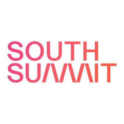 Logo of South Summit featuring a minimalist style with 'SOUTH SUMMIT' text in bold and vibrant pink tones.