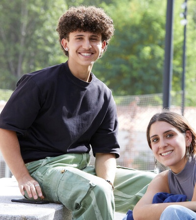 Two IE students from pre-college summer program