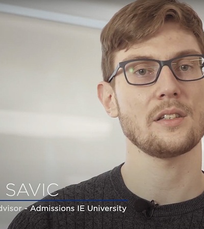 Admissions test with David Savic | IE University
