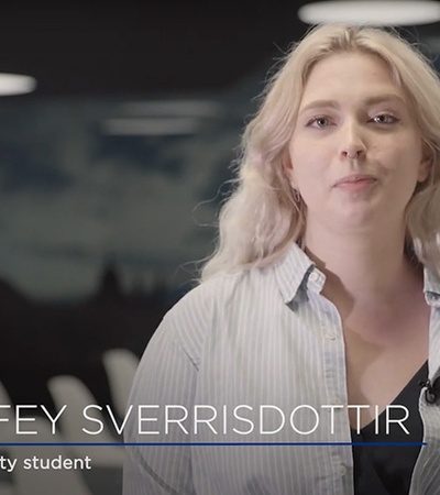 Admissions test with Laufey Sverrisdottir | IE University