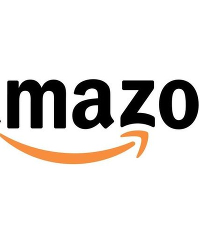 The image features the Amazon logo with a smiling arrow beneath the word.