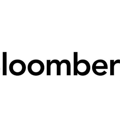 The image features the word 'Bloomberg' in a bold, modern font.