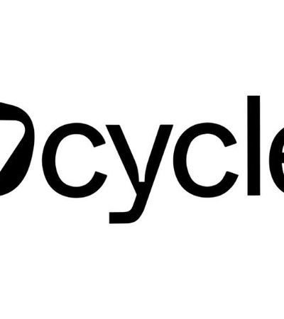 A minimalist logo design featuring the word 'cycle'.