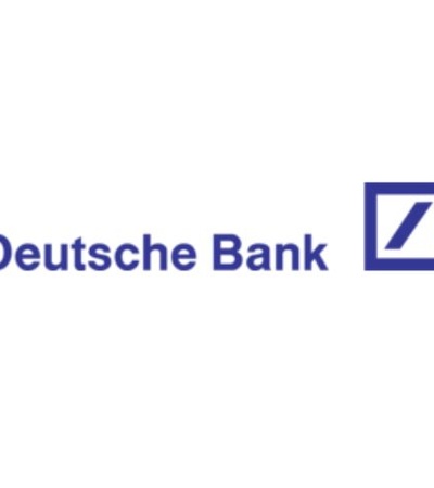This image features the logo of Deutsche Bank.