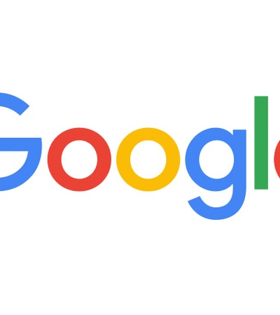 Google's logo with its name in colorful letters.