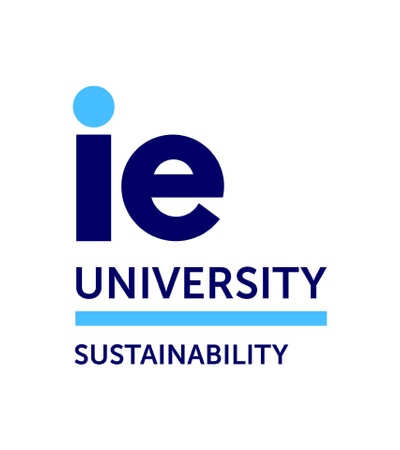 Logo of IE University with the word 'Sustainability' below it.