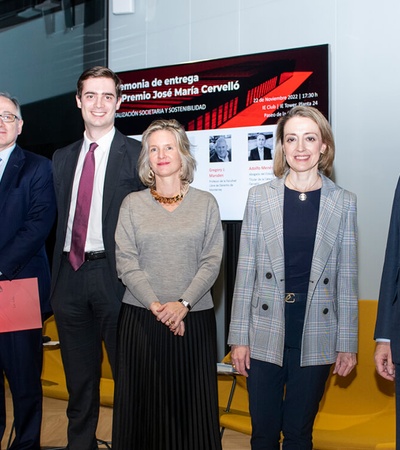 Corporate digitalization and sustainability, cornerstones of IE Law School and ONTIER’s 16th José María Cervelló Prize