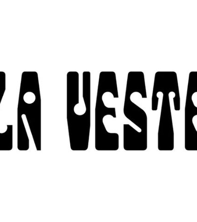 A stylized black text logo that reads 'LA VESTE'.