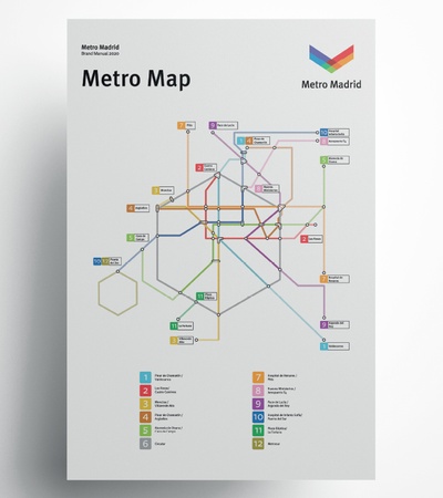 Madrid Metro Re-brand | IE School of Architecture and Design