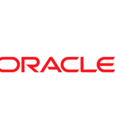 The logo of Oracle Corporation, featuring the word 'ORACLE' in red letters against a white background.