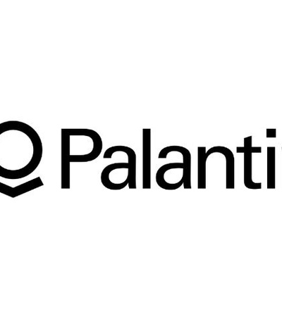 This image features the logo of Palantir Technologies.