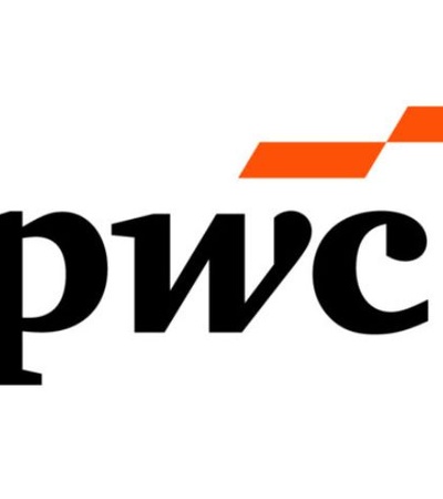 This image features the logo of PwC, a multinational professional services network.