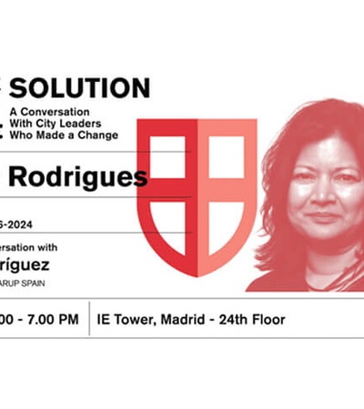 This image is a promotional flyer for a lecture featuring Shirley Rodrigues, the Deputy Mayor of London from 2016 to 2024.