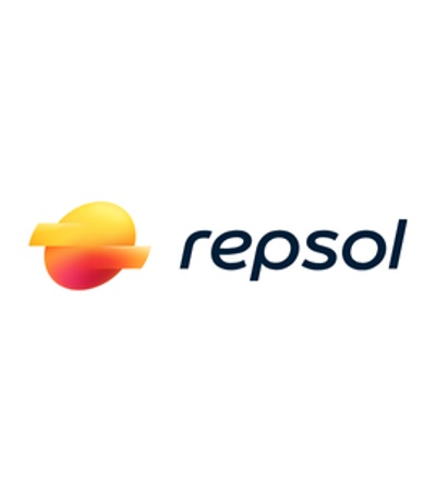 The logo of a well-known energy company.